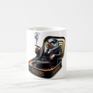 Mafia Sardine Don Fish Boss Salty Power Joke Coffee Mug