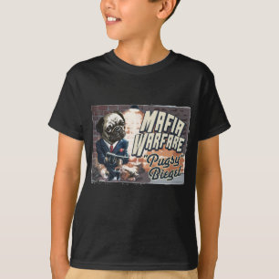 Mafia Warfare Pugsy Beigel by Mudge Studios T-Shirt