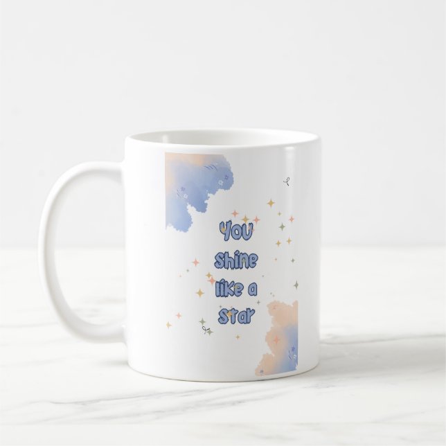 Mag the implementation with the wonderful stars coffee mug (Left)