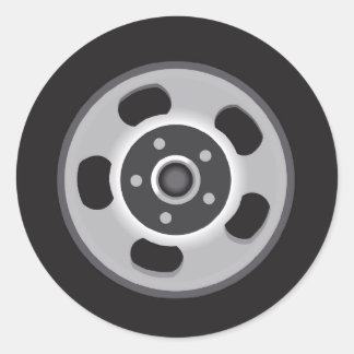 Mag Wheels Classic Round Sticker