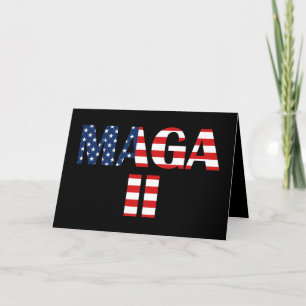 MAGA 2, American Flag Card