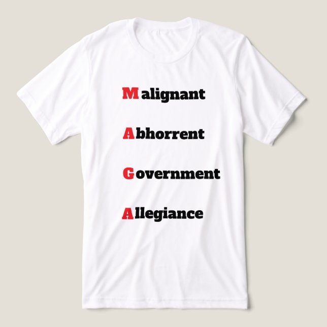 MAGA 4 Tri-Blend SHIRT (Design Front)