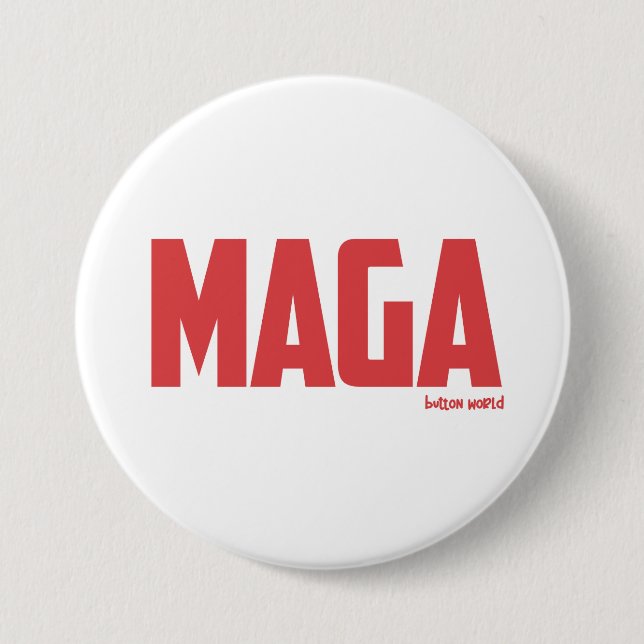MAGA 7.5 CM ROUND BADGE (Front)
