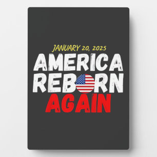 Maga American Reborn Again Trump Inauguration Plaque