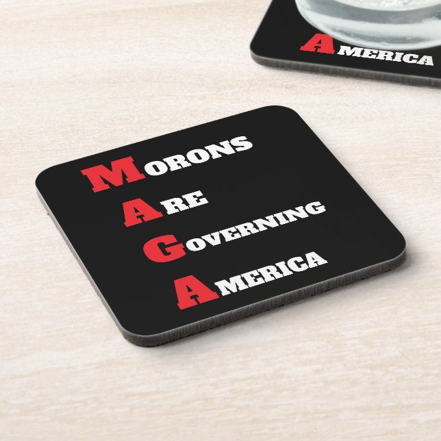 MAGA Beverage Coaster (Left Side)