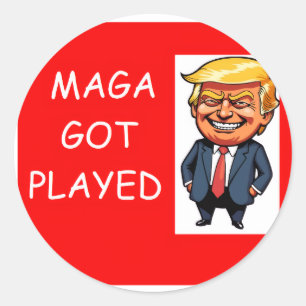 MAGA CLASSIC ROUND STICKER