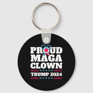 Maga Clown Trump 2024 Usa New York Bronx Trump Vot Key Ring