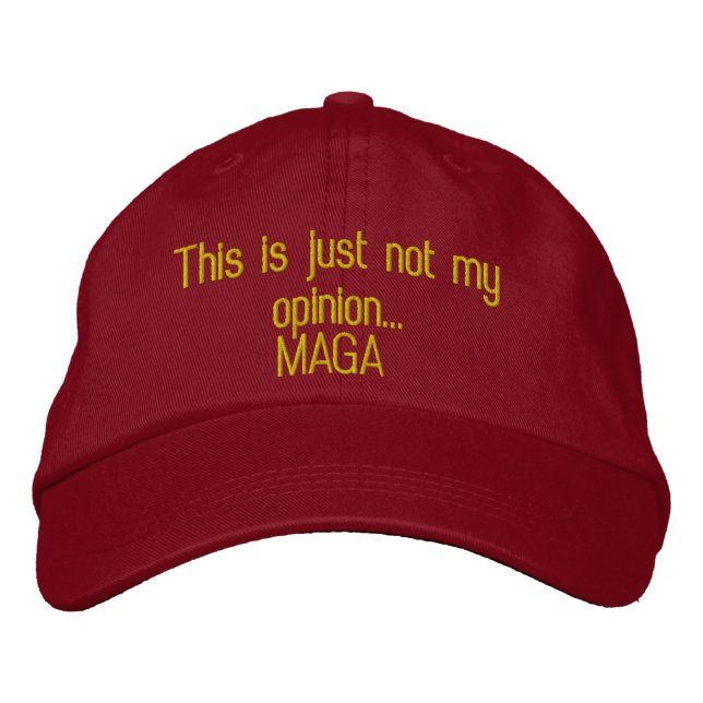 MAGA Embroidered Baseball Cap (Front)