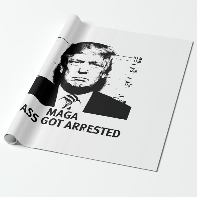 MAGA Indicted Wrapping Paper (Unrolled)