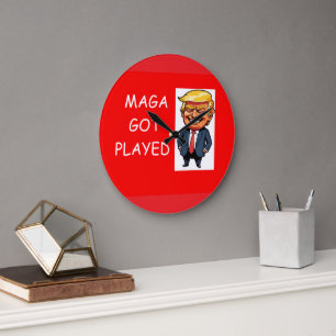MAGA LARGE CLOCK