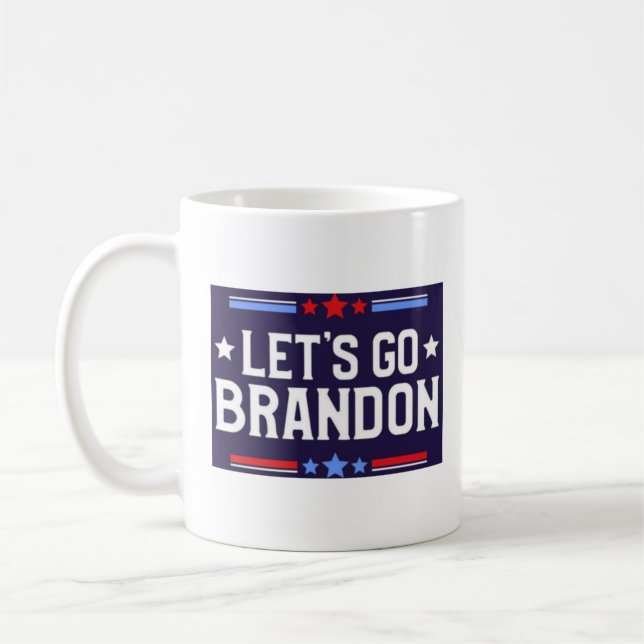 MAGA LETS GO BRANDON COFFEE MUG (Left)