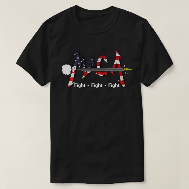 MAGA - MAKE AMERICA GREAT AGAIN T-Shirt (Design Front)