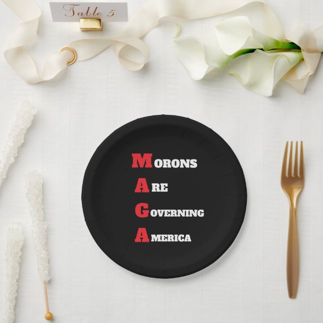 MAGA Paper Plate (Wedding)