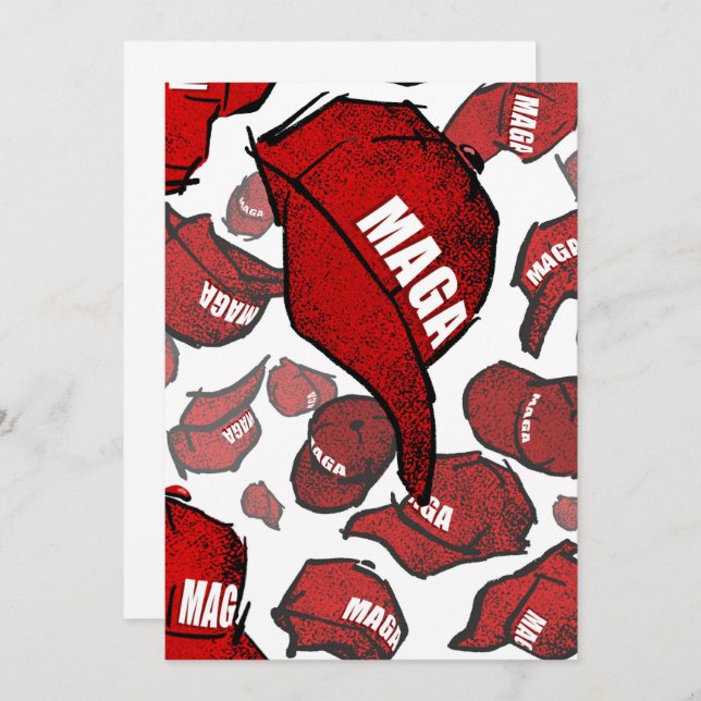 MAGA PARTY Card (Front/Back)