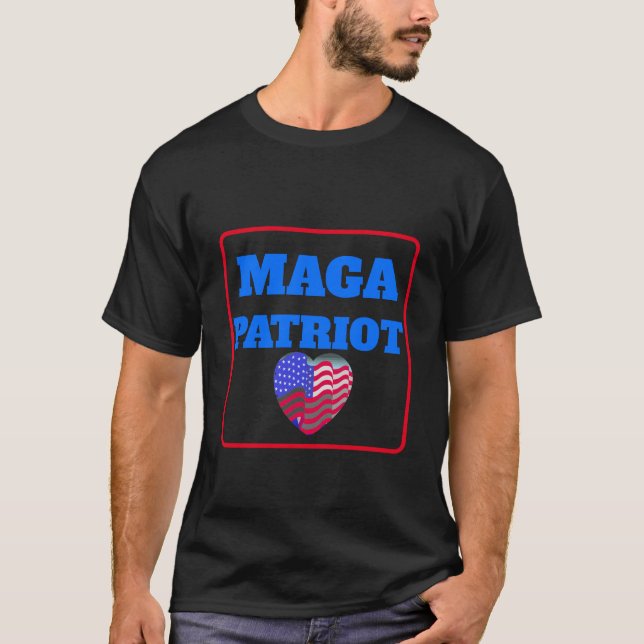 MAGA Patriot add text T-Shirt (Front)