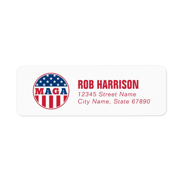 MAGA Return Address Label (Front)
