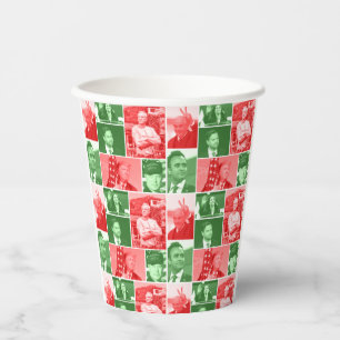 MAGA Revolution Dream Team Red and Green Christmas Paper Cups