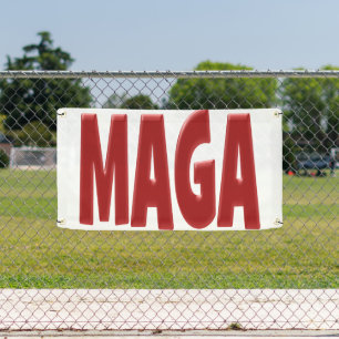 MAGA with red text Banner