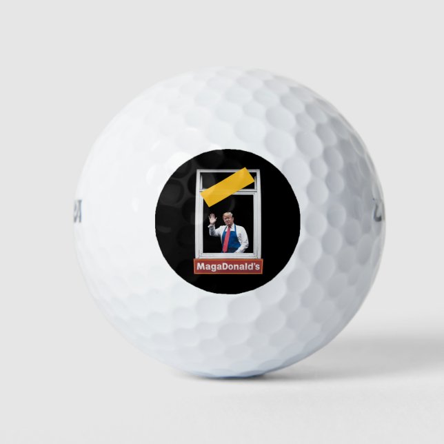 MAGADonald's Trump 2024 Golf Balls (Front)