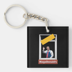 MAGADonald's Trump 2024 Key Ring