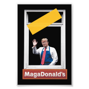 MAGADonald's Trump 2024 Photo Print