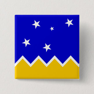 Magallanes, Chile, Antarctica flag 15 Cm Square Badge