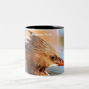 Maganser Duck Two-Tone Coffee Mug