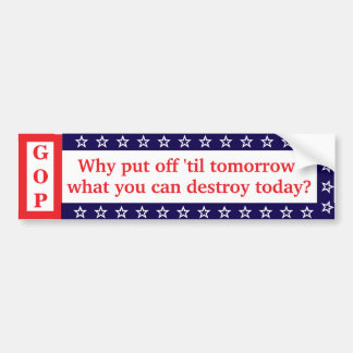 MAGA's Motto Bumper Sticker