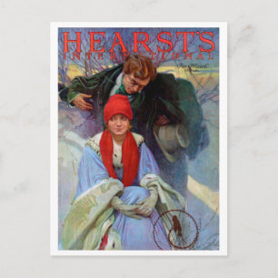 Magazine Cover, Alphonse Mucha Postcard