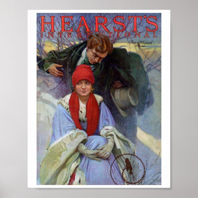 Magazine Cover, Alphonse Mucha Poster (Front)