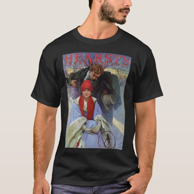 Magazine Cover, Alphonse Mucha T-Shirt (Front)