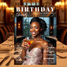 Magazine Cover Birthday Dinner