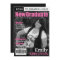 Magazine Cover Fuchsia Graduation Invitations