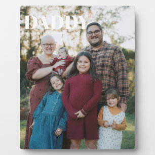 Magazine Cover Inspired Family Photo Template Gift Plaque