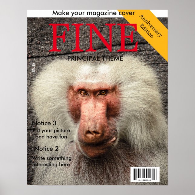 Magazine Cover Poster (Front)