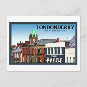 Magazine Street in Londonderry Postcard