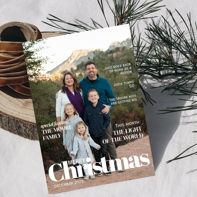 Magazine Style Christmas Card (Creator Uploaded)
