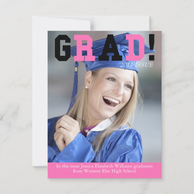 Magazine Style Invitation (Front)