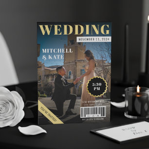 Magazine Wedding Invitation