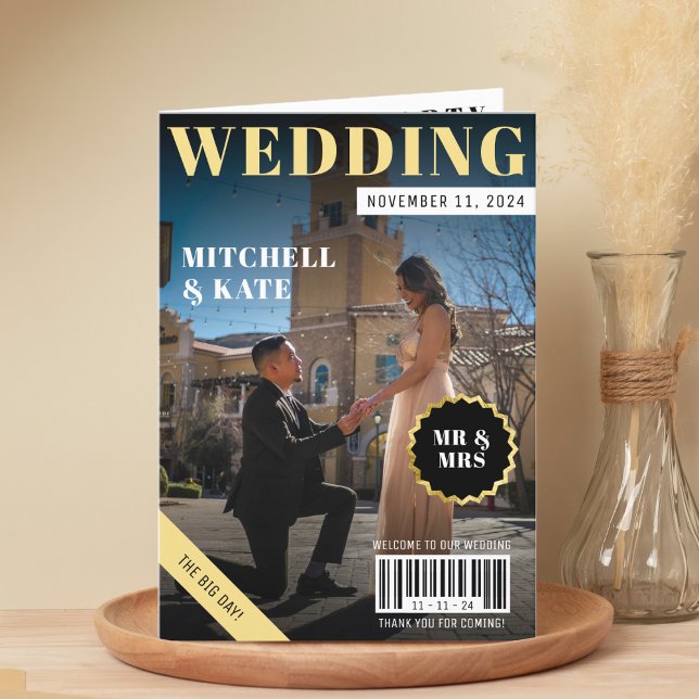 Magazine Wedding Program (Magazine Wedding Program
)