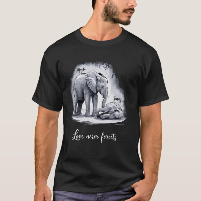 Magda & Jenny Elephant Memorial T-Shirt u2013 Love (Front)