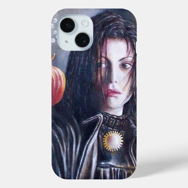 MAGDALEN AND POMEGRANATE Black White Red Case-Mate iPhone Case (Back)