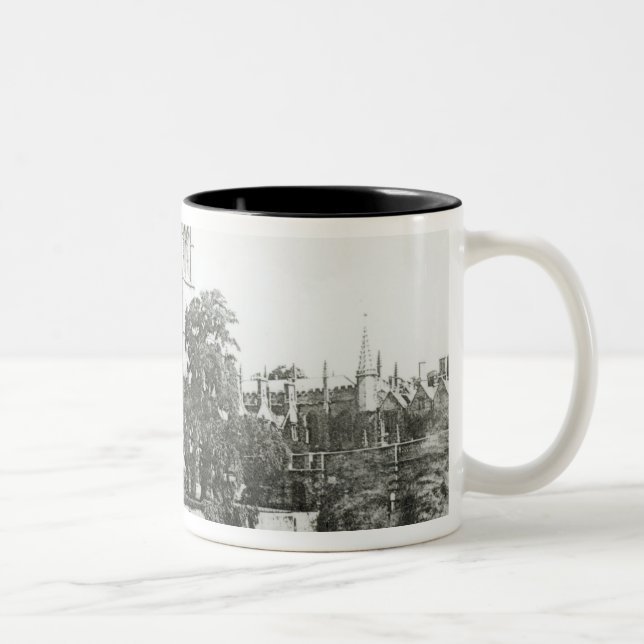 Magdalen College from the Cherwell Two-Tone Coffee Mug (Right)