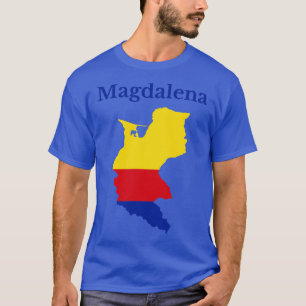 Magdalena Department Map Colombia T-Shirt
