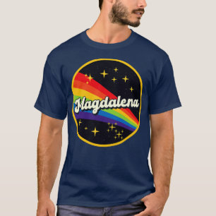 Magdalena Rainbow In Space Vintage Style T-Shirt