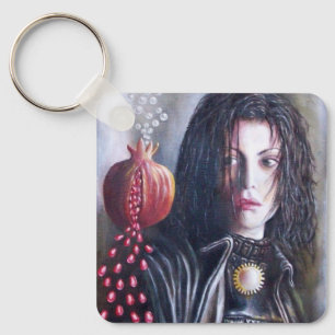 MAGDALENE AND POMEGRANATE KEY RING