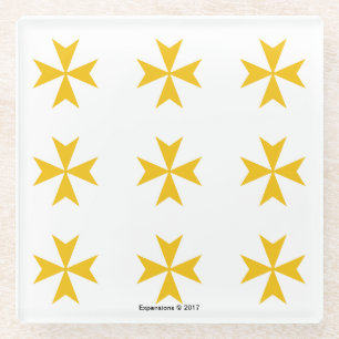 Magdalene/Maltese cross coaster