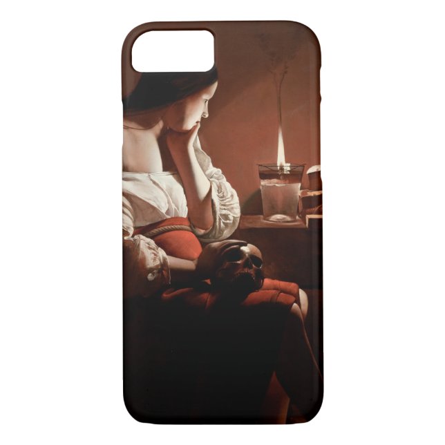 Magdalene with the Smoking Flame, La Tour Case-Mate iPhone Case (Back)