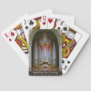 Magdeburg Cathedral organ playing cards