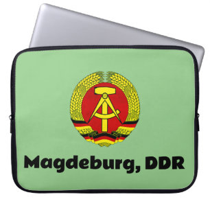Magdeburg, DDR, Magdeburg, Germany (Ossi) Laptop Sleeve